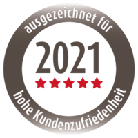 Kundenzufriedenheit 2021 - 100